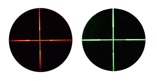 Red Green dot laser Crosshair Scope sight 3.5X-10X40mm Picatinny